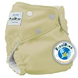 FuzziBunz One-Size Cloth Diaper (Buttercream Color) with ** BONUS ** Rockin Green Soap and Tooth Tissues!