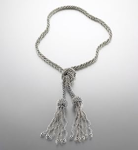 Bauble Bead Tassel Necklace
