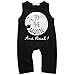 Gobrillant Boy Sleeveless Newborn Romper Bodysuit Jumpsuit Baby Clothes Outfits (18-24 Months, Black)