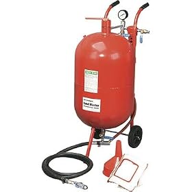 Allsource Roll-About Abrasive Blaster with FREE U.S. Patented Deadman Handle - 20 Gallons by Northern Industrial