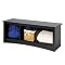 Prepac Black Cubby Bench