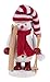 Clever Creations Traditional Christmas Skier Snowman Nutcracker 6