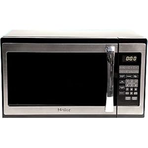 HAIER 1.3CF 1100-Watt Microwave, Stainless Steel