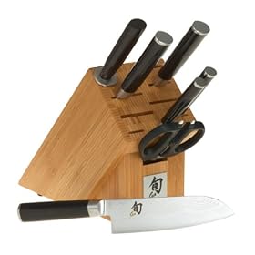 Shun Classic 8-Piece Knife Set with Bamboo Block by Shun