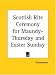 Book Scottish Rite Ceremony for Maundy-Thursday and Easter Sunday