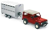 Britains 42128 - Landrover & IFOR Williams Livestock Trailer Set 1:32nd Scale
