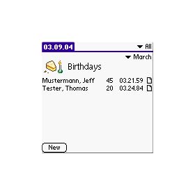 Birthdays downloadable Software