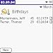 Birthdays