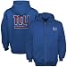 New York Giants Royal Blue Touchback Full Zip Hoody Sweatshirt