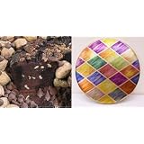 All Star Chocolate 10" Coffee Cake Diamond Gift Tin by Boba Tea Direct