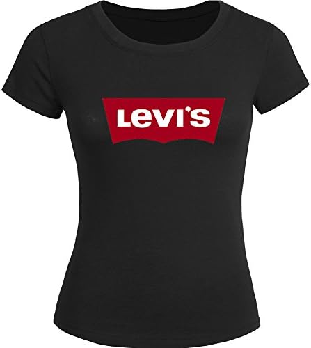 Levi's Batwing For Women's Printed Tee Tshirt Large Black