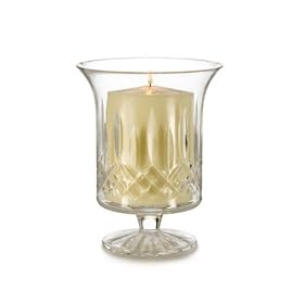 Waterford Crystal Lismore Footed Hurricane W  Candle 6 by 