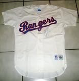 RUSSELL ATHLETIC AUTHENTIC SIZE 44 BASBEALL JERSEY SIGNED BY JUAN GONZALEZ