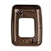 American Technology AH-BZL-1-2 Single Switch Bezel - Brown