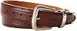 DRAKE BELT - Mens - Alligator pattern on italian calfskin, Nickel finish, Single Loop.