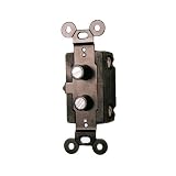 Classic Accents Three Way Antique Reproduction Push Button Light Switch