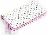 (ルイヴィトン)LOUIS VUITTON マルチカラー 二つ折ファスナー長財布[ポルトフォイユ アンソリット] ブロンXリッチ（ピンク） M93751 並行輸入品