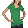 Mossimo Supply Co. Juniors Short Sleeve Value Deep Scoopneck Tee - Sherwood Forest