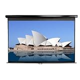 Manual Home Cinema Pull Down Projector Screen - 16:10 Format 109
