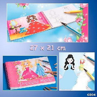 Diddl Princess Model Malbuch