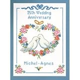 Eigenschaften Verachtert / Verachtert - Zählmusterpackung ´Hochzeitsbild mit Tauben´, 20x28cm