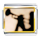 Trumpet Music Silhouette Musical Italian Charms Bracelet Link