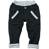 【H28年春物】JEANS-b(ジーンズベー) 製品洗い加工済み30/10裏毛長丈パンツ 130cm/BK NO.B-361103