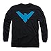 Batman Men's Nightwing Symbol Long Sleeve Black