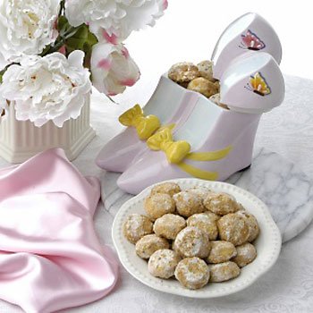 Pink Shoe with Pecan Meltaways by David