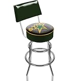 NEW NHL Dallas Stars Padded Bar Stool with Back - NHL1100-DS