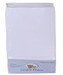 Luvable Friends Fitted Knit Crib Sheet, White