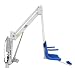Global Lift Corporation AMR375NS R-375 Stainless Steel Rotational Series Lift & AMSEATR375 R-375 Rotational Series Seat Box, 375 lbs Capacity, 78" Length x 22" Width x 74" Height