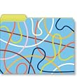 Rubberbands Designer File Folders