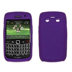 Purple Soft Silicone Gel Skin Cover Case for BlackBerry Bold 9700 [Accessory Export Packaging]