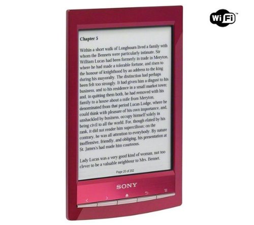 Sony Sony Reader Wi-Fi (PRS-T1RC) Rot Produktbild