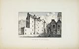 HEART MID LOTHIAN SCOTLAND ETCHING ANTIQUE PRINT c1830