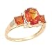 14K 2.30 CTW Citrine & Diamond Ring