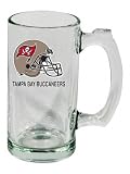 Tampa Bay Buccaneers Beer Mug: 13oz Glass Sports Tankard