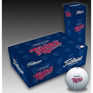 Minnesota Twins Titleist MLB Logo DT Roll Golf Balls