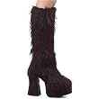 Ellie Shoes Women's 505-FIFI, 5" Chunky Heel Platform Boot with faux fur