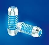 Foliatec Silver Car Interior Headrest Springs With Blue Led Lights - 33301