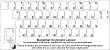 Bulgarian Keyboard Stickers - Labels - Overlays with White Characters for Black Computer Keyboard