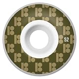 Plan B Monogram Series 52MM Skateboard Wheels (Set of 4)