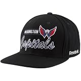 Reebok Washington Capitals Black Grind Snapback Adjustable Hat