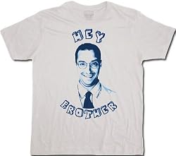 Arrested Development Buster Bluth Hey Brother Silver T-shirt Tee
