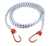 JUMBO 72" Heavy-Duty Bungee Cord - PVC Coated Steel Hooks - 1/2" Diameter Strap