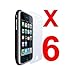 6 PCS Clear Screen Protector Film Covers For Apple iPhone 3G 3GS
