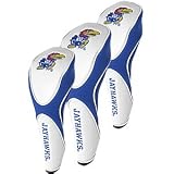 Team Golf Collegiate Woods Zip Headcovers (set of 3) - Kansas