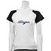 Detroit Lions Ladies White Scripted Logo Raglan T-shirt
