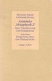 Aristoteles ' Metaphysik Z'. Text, �bersetzung und Kommentar: 2 B�nde